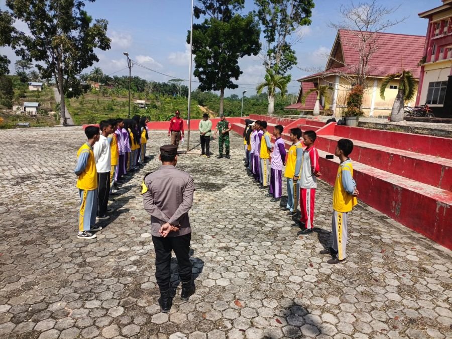 Babinsa Koramil 03/Bunut Dampingi Seleksi Paskibraka Tingkat Kecamatan Bunut