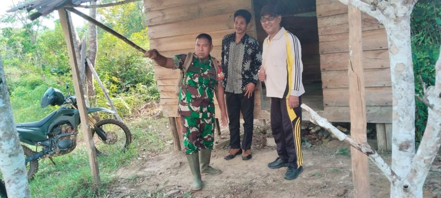 Babinsa Koramil 04/Dabo, Ajak Warga Desa Sungai Raya Terapkan Pertanian Modern