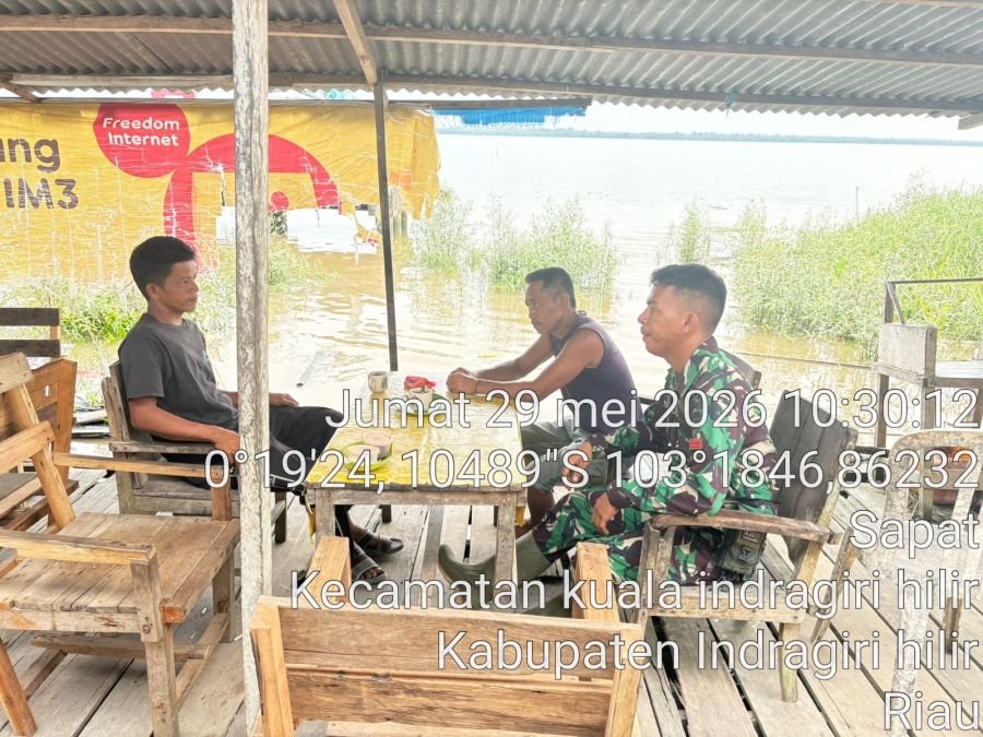 Babinsa Koramil 04/Kuindra Intensifkan Komsos, Tekankan Nilai Pancasila Kepada Warga Binaan