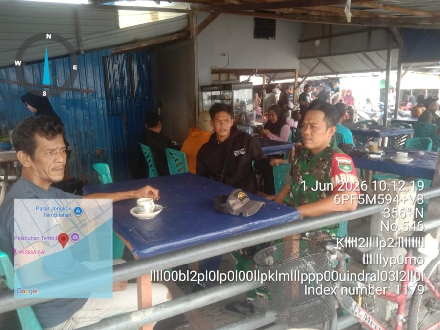 Babinsa Koramil 04/Kuindra: Melaksanakan Komsos Efektif Untuk Pengawasan SDM