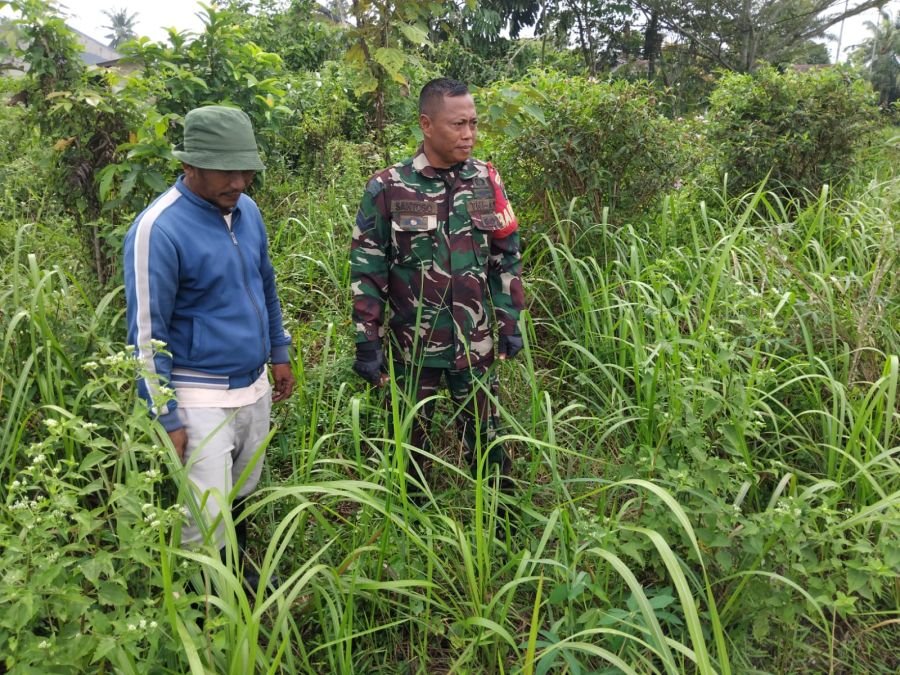 Babinsa Koramil 04/Lph Intensifkan Patroli Karhutla di Wilayah Rumbai Timur