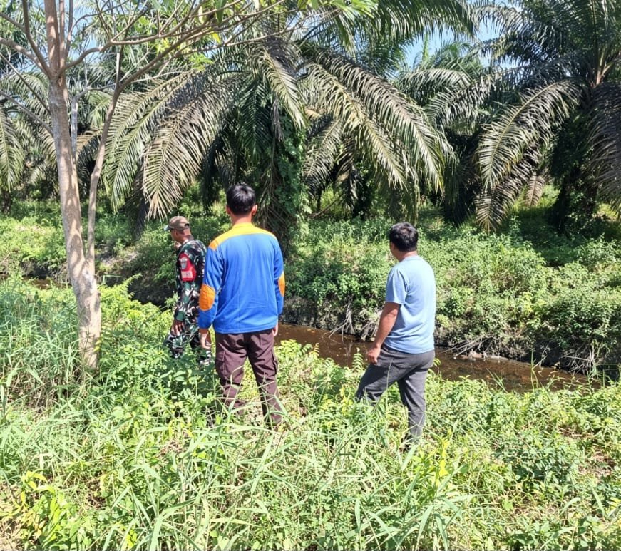 Babinsa Koramil 04/Perawang, Sertu Sarju Perketat Pengawasan Karhutla di Kp Tualang
