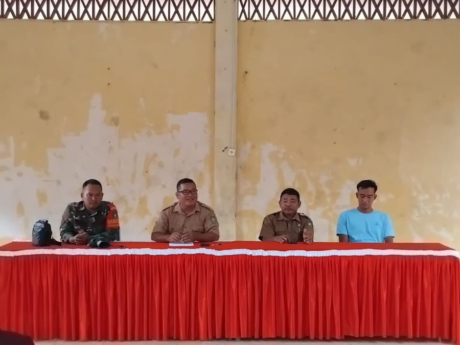 Babinsa Koramil 04/Rupat Hadiri Pembentukan Panitia HUT ke-13 Desa Hutan Ayu