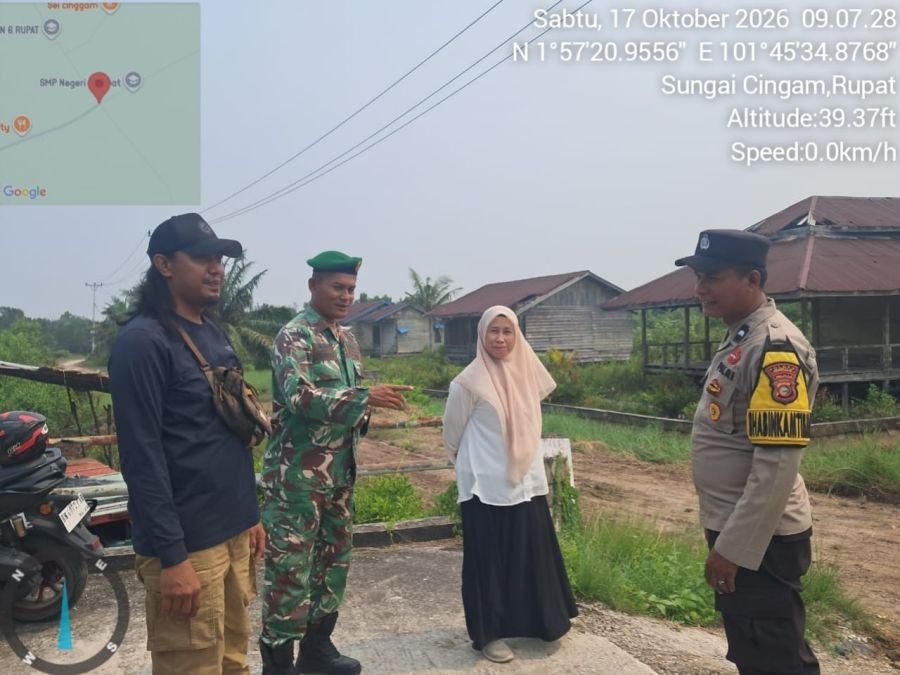Babinsa Sertu Jainuri Ajak Warga Sungai Cingam Perkuat Kamtibmas dan Pancasila