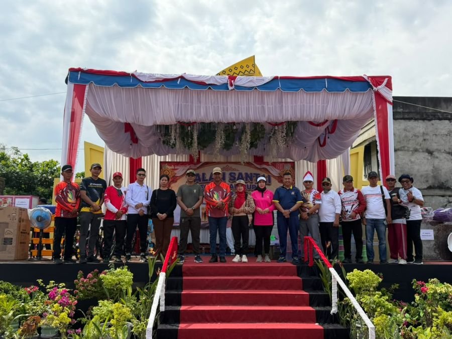 Babinsa koramil 04/Rupat  wakili Danramil jalan santai dalam rangka hut RI ke-81