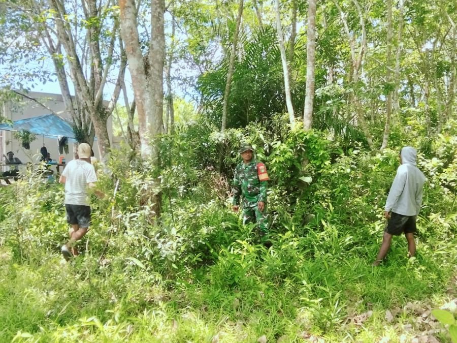 Babinsa Koramil 05/Bukit Batu Aktif Patroli Karhutla, Wujud Nyata Kepedulian Menjaga Wilayah