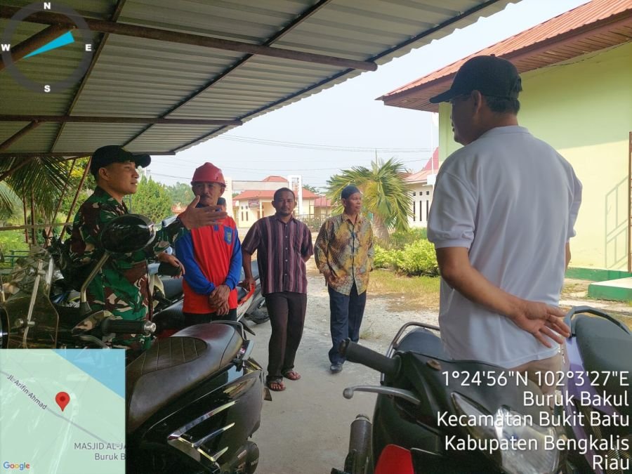 Babinsa Koramil 05/Bukit Batu Perkuat Komsos, Jaga Kedekatan TNI dengan Masyarakat