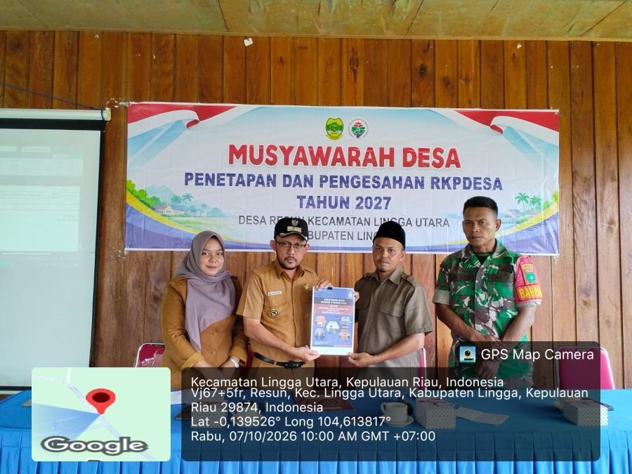 BABINSA KORAMIL 05/DAIK HADIRI MUSDES PENETAPAN DAN PENGESAHAN RKPDesa 2027