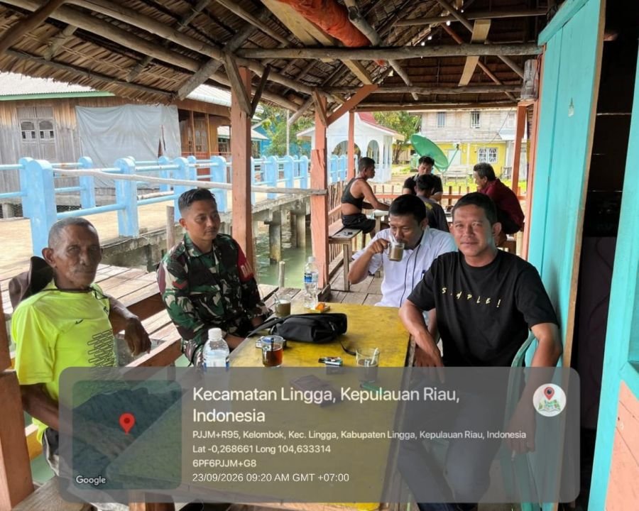BABINSA KORAMIL 05/DAIK SAMBANGI NELAYAN KELOMBOK, PANTAU KONDISI DAN KENDALA DI LAUT