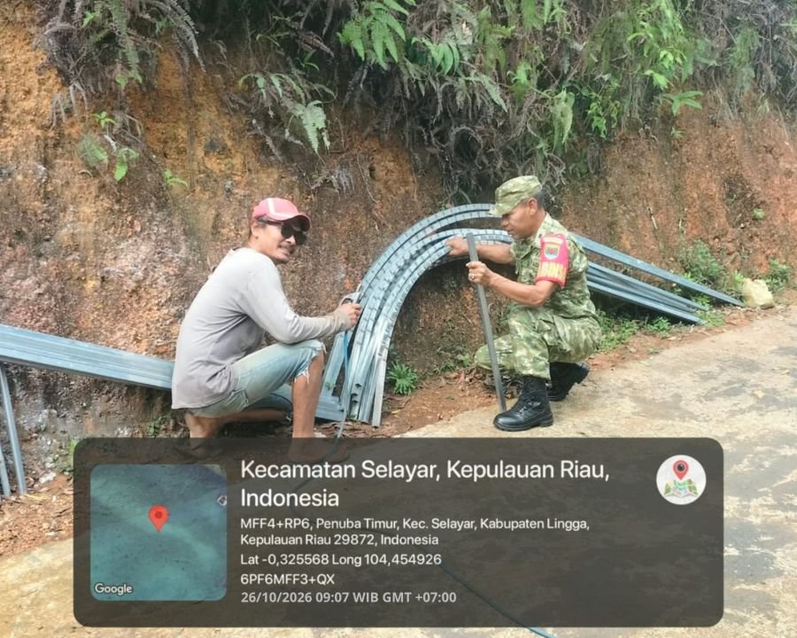Babinsa Koramil 05/Daik Sambangi Usaha Dekorasi Pernikahan Milik Warga di Penuba Timur