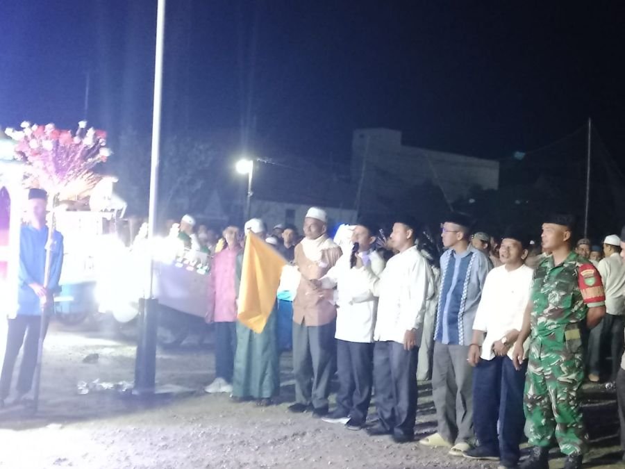 Babinsa Koramil 05/Gas Hadiri Pawai Takbir Sambut Idul Adha di Teluk Pinang