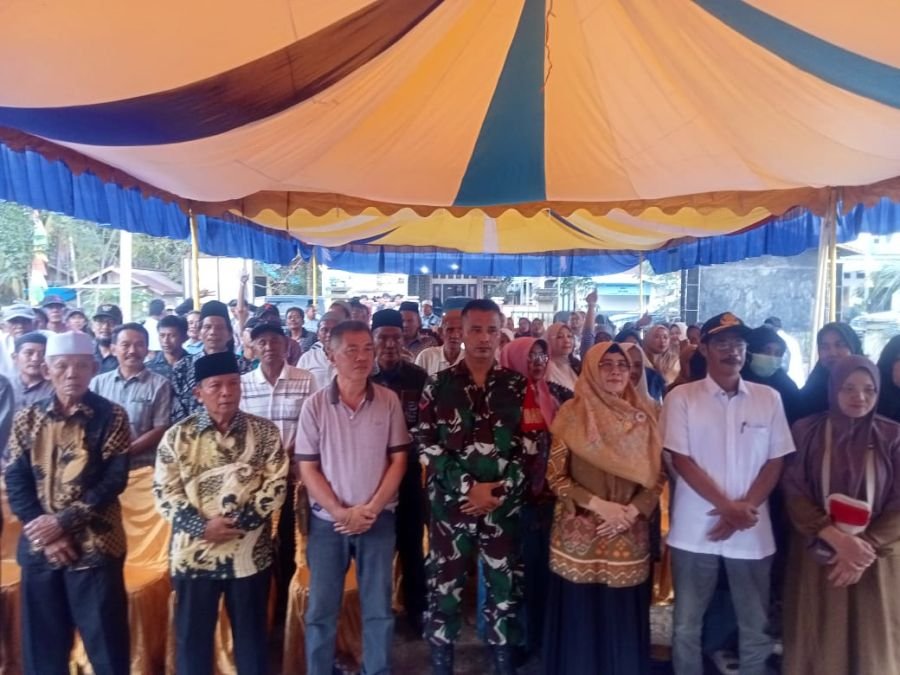 Babinsa Koramil 05/GAS Hadiri Reses Anggota DPRD Provinsi Riau di Kel. Teluk Pinang