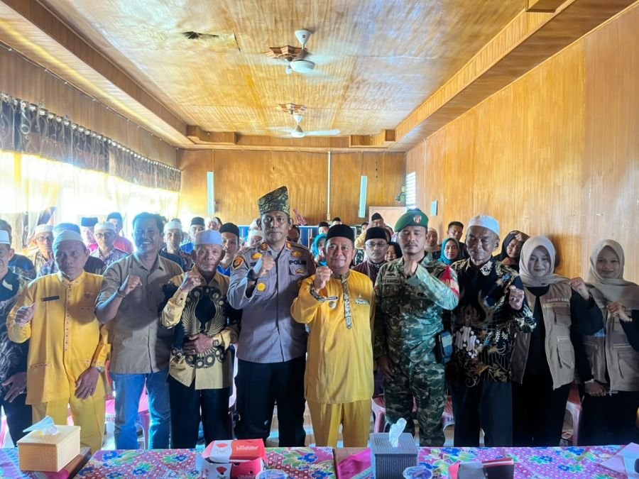 Babinsa Koramil  05/GAS Menghadiri  Kenal Pamit Kapolsek Gas Diwarnai Kehangatan dan Kebersamaan