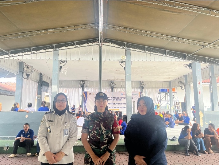 Babinsa Koramil 05/Sail Laksanakan Komsos dan Pemantauan Keamanan di Lapas Perempuan Kelas IIA Pekan