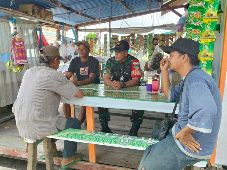 Babinsa Koramil 06/KTM Kopda Raja Sihotang melaksanakan kegiatan pengawasan SDM Komduk
