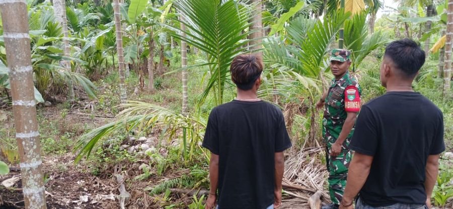 Babinsa Koramil 06/KTM Laksanakan Patroli Tapal Batas, Situasi Aman dan Terkendali