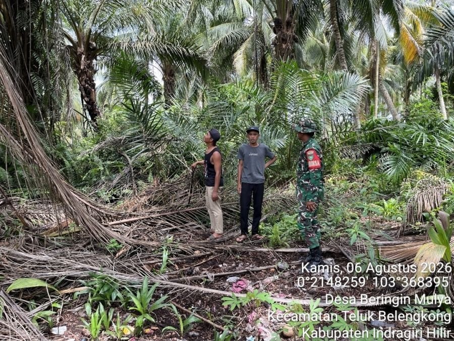 Babinsa Koramil 06/KTM  Melaksanakan kegiatan Patroli Tapal Batas
