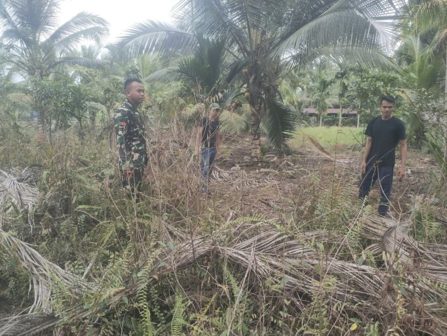 Babinsa Koramil 06/KTM  Pratu Abdul fikri Melaksanakan kegiatan Patroli Tapal Batas