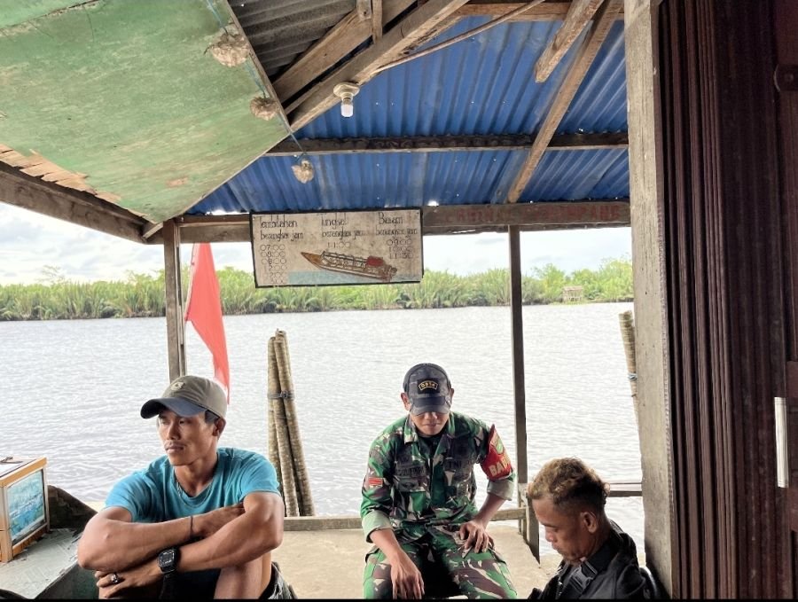 Babinsa Koramil 06/KTM Pratu Abdul fikri melaksanakan kegiatan Pengawasan SDM Komduk