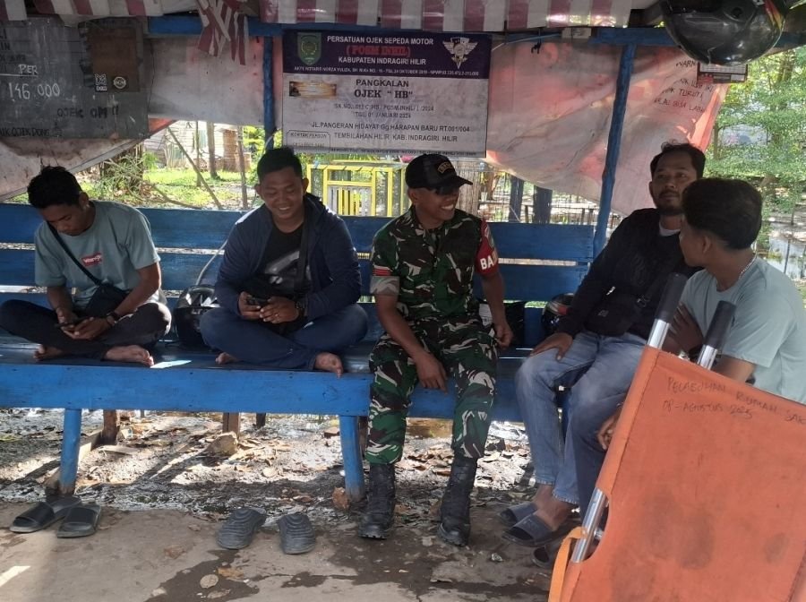 Babinsa koramil 06/KTM PRATU ABDUL FIKRI Melaksanakan kegiatan  Pengawasan SDM Komduk