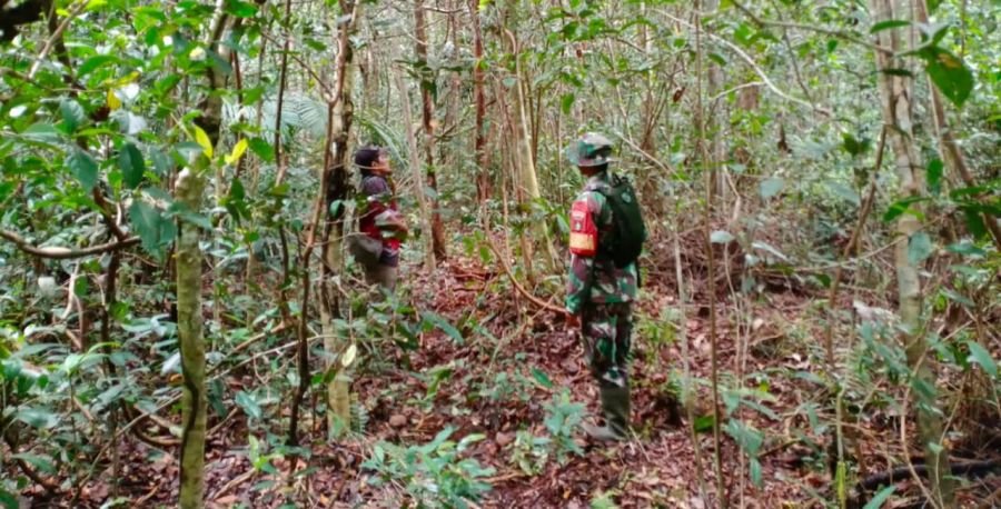 Babinsa Koramil 06/Merbau Intensifkan Patroli di Desa Lukit