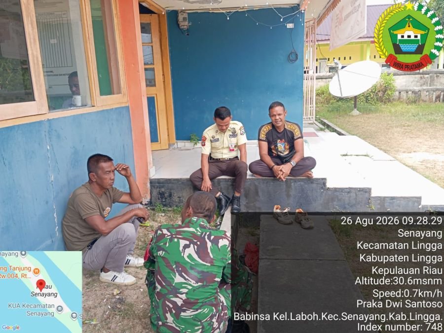 Babinsa Koramil 06/Senayang Ajak Warga Senayang Cegah Karhutla dan Jaga Kelestarian Alam