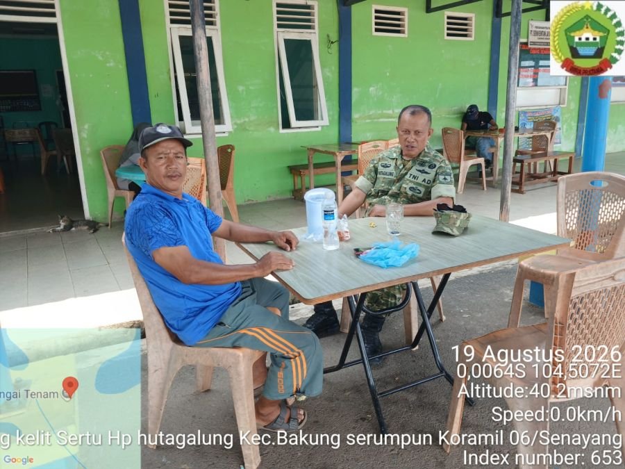 *Babinsa Koramil 06/Senayang Sosialisasikan Penerimaan Cata TNI AD Gelombang III kepada Pemuda Desa
