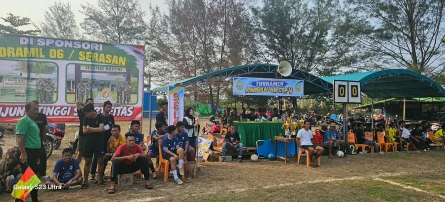 Turnamen Pangkalan Cup ke-5 Resmi Dibuka, TNI-Polri Hadir di Serasan