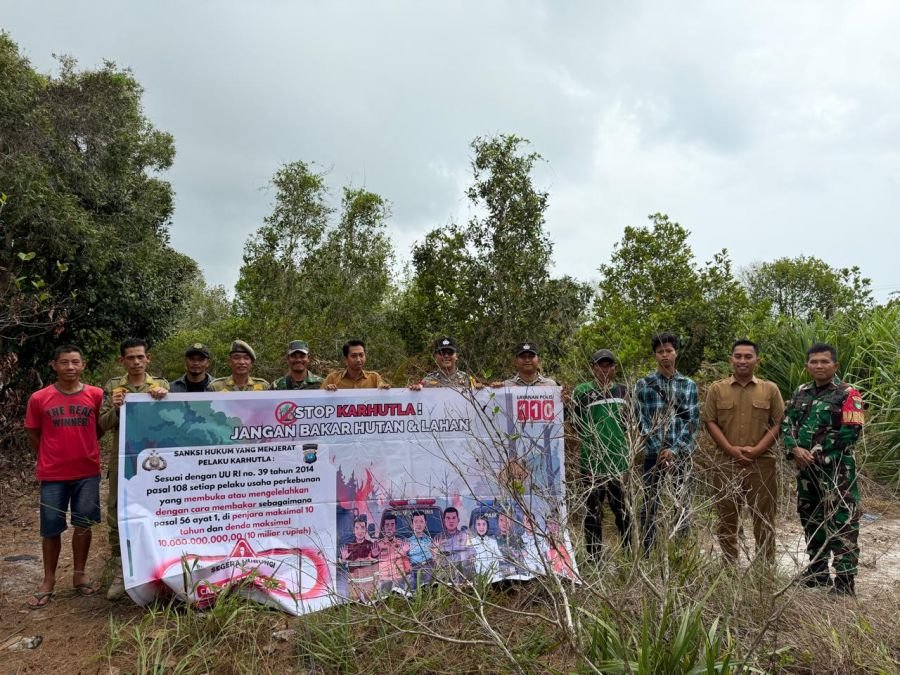 BABINSA KORAMIL 06/SERASAN SERKA HARAHAP DAN SERKA HENDRY BESERTA BABINKAMTIBMAS POLSEK   MELAKSANAK
