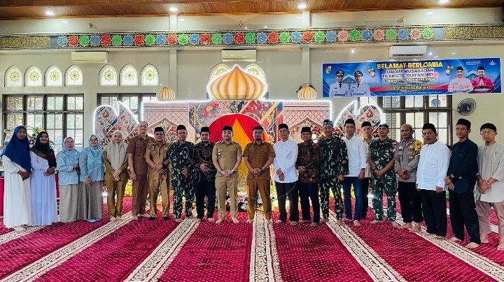 Babinsa Koramil 06/Sukajadi Hadiri Pembukaan MTQ Kelurahan Harjosari