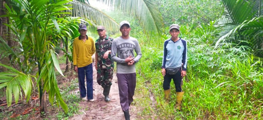 Babinsa Koramil 07/Reteh Gencar Edukasi Karhutla, Pulau Kijang Nihil Titik Api