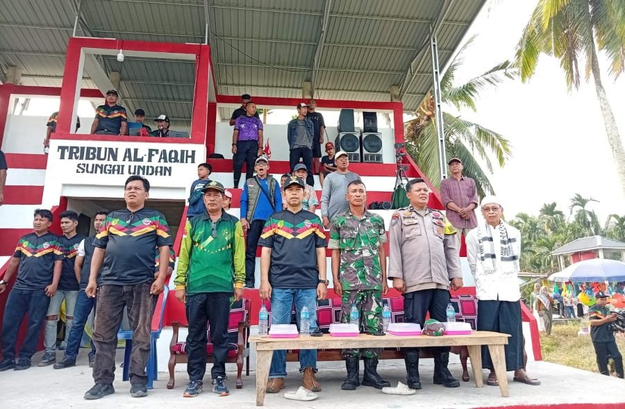 Babinsa Koramil 07/Reteh Hadiri Pembukaan Open Turnamen Sepak Bola Sungai Undan Cup 2026