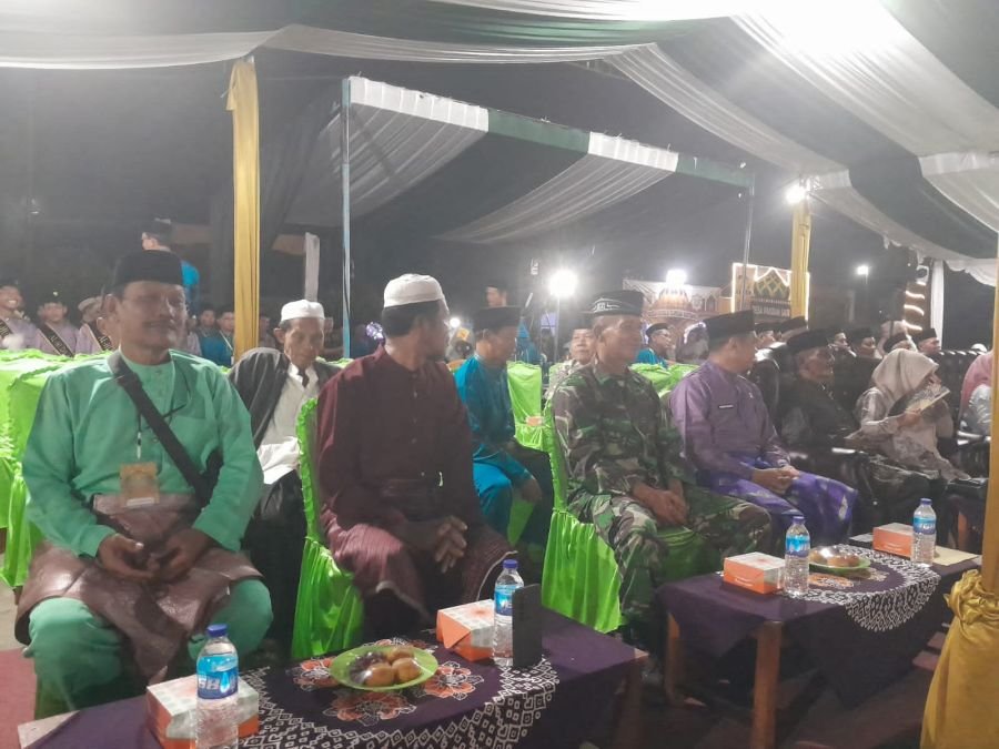 Babinsa Koramil 07/Reteh Hadiri Penutupan MTQ Ke-XVI Tingkat Kecamatan Sungai Batang