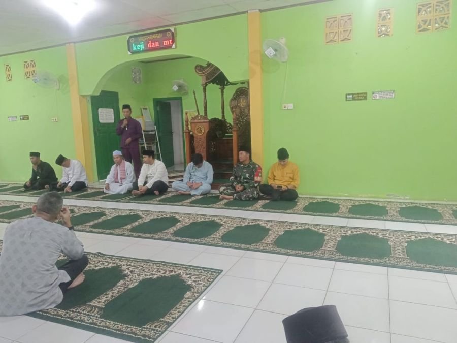 Babinsa Koramil 07/Tenayan Raya Hadiri Rembuk Mufakat Pengelolaan Masjid Al Hasannah