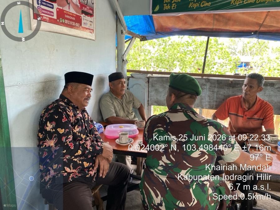 BABINSA KORAMIL 08/MANDAH AJAK WARGA PEDULI KAMTIBMAS MELALUI PEMBINAAN SDM