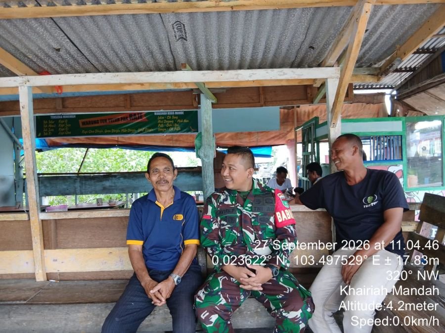 Babinsa Koramil 08/Mandah Laksanakan Komunikasi Sosial dengan Warga Binaan