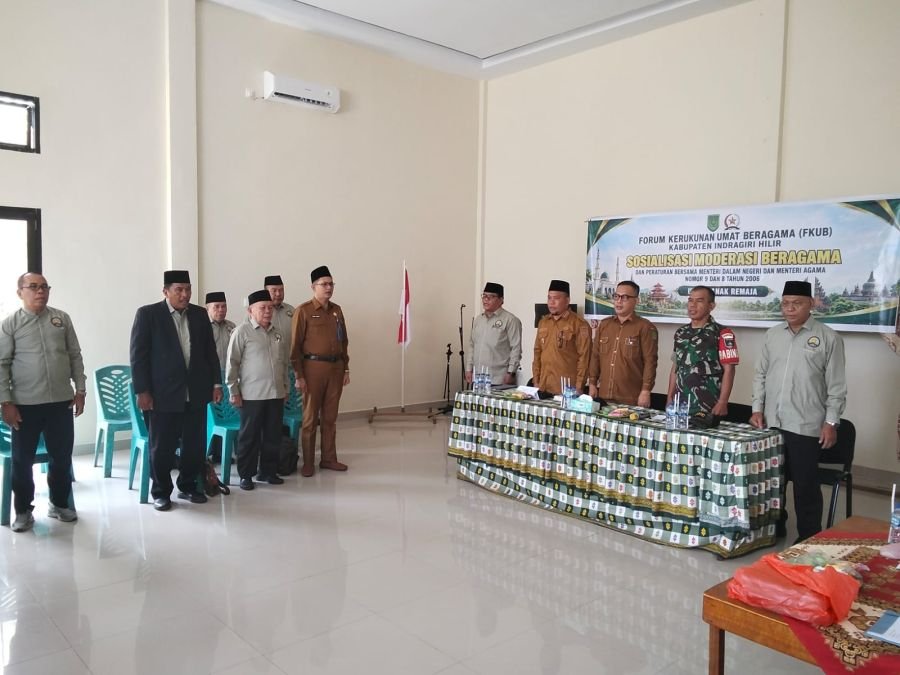 Babinsa Koramil 08/MANDAH  menghadiri kegiatan sosialisasi Forum Kerukunan Umat Beragama (FKUB)