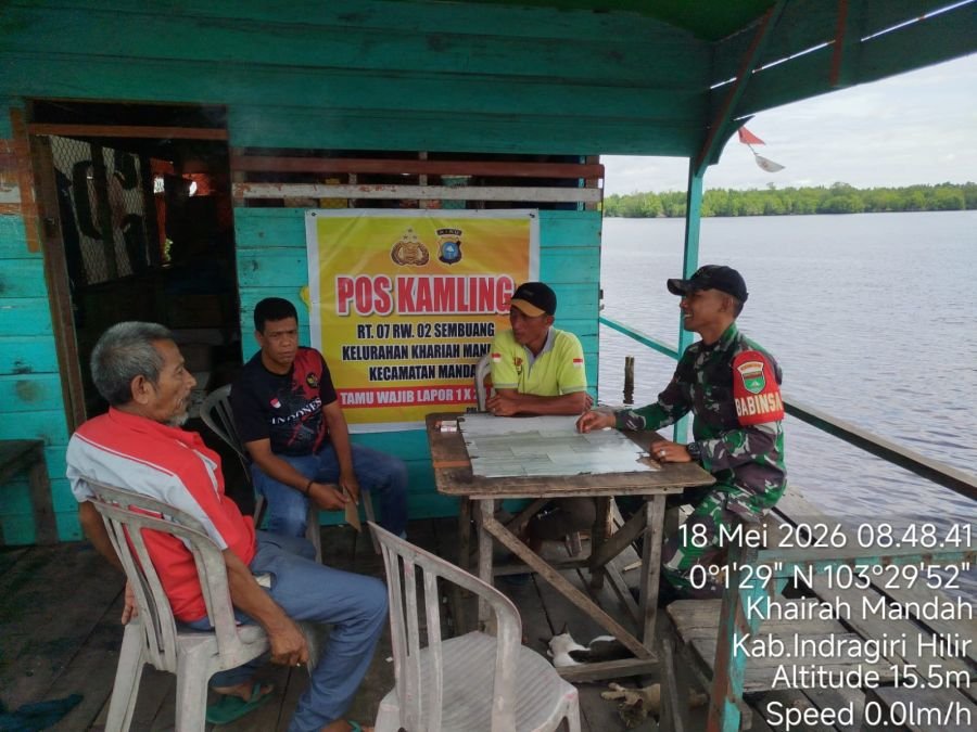 BABINSA KORAMIL 08/MANDAH TINGKATKAN SILATURAHMI DENGAN KOMPONEN SDM BERSAMA MASYARAKAT