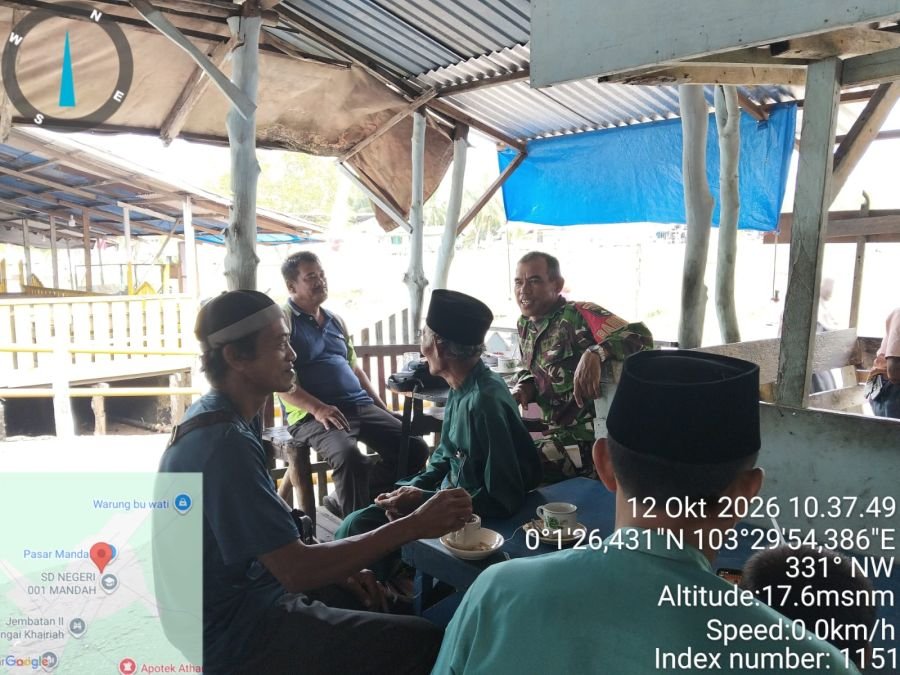 BABINSA KORAMIL 08/MDH. BERSAMA WARGA, IMBAU JAGA  KESEHATAN  DI  TENGAH DAMPAK KARHUTLA