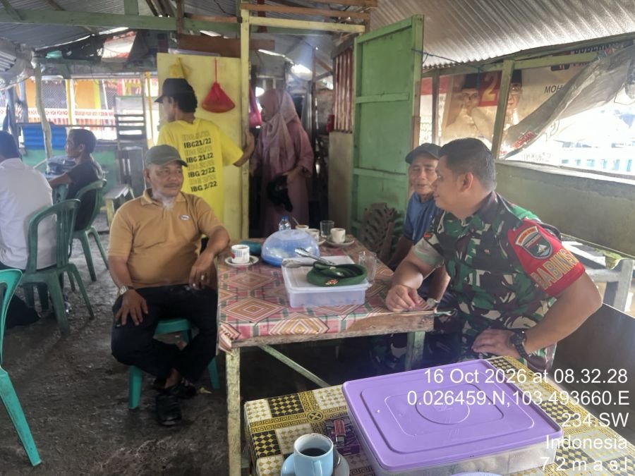 Babinsa Koramil 08/MDH Lakukan Komsos Bersama Warga Binaan