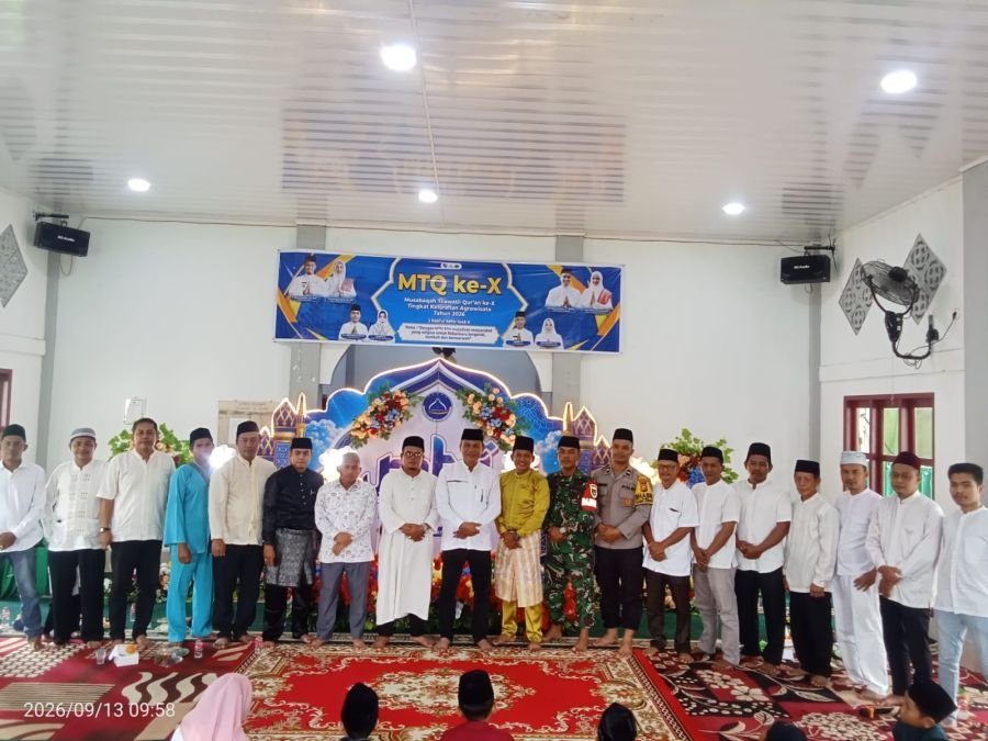 Babinsa Koramil 08/Rumbai Barat Hadiri Pembukaan MTQ Kelurahan Agrowisata