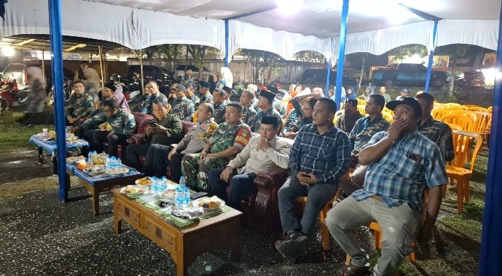 Babinsa Koramil 08/Rumbai Barat Hadiri Pengukuhan Ketua RT/RW se-Kelurahan Rumbai Bukit