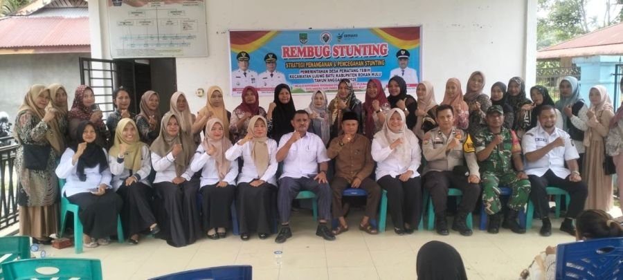 Babinsa Koramil 08/TDN Serka Azmet Hadiri Rembuk Stunting TA 2026 di Kecamatan Ujung Batu