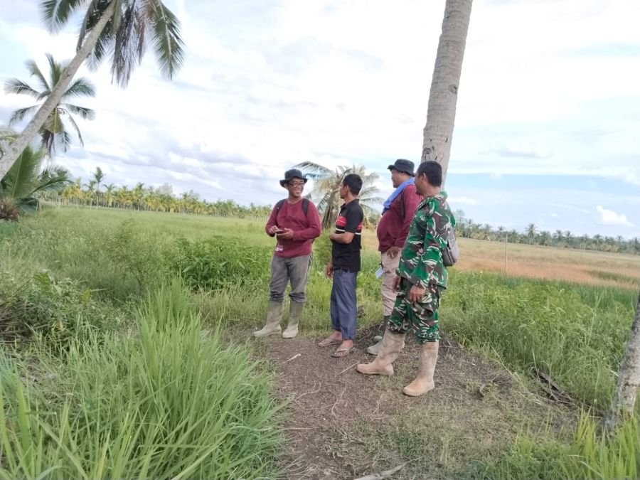 Babinsa Koramil 09/Kemuning: Warga Lintas Utara Siap Cegah Karhutla, Nihil Titik Api