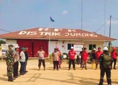Babinsa Koramil 10 Kunto Darussalam Kodim 0313/KPR Hadiri Apel Kesiapsiagaan Pencegahan Karhutla 