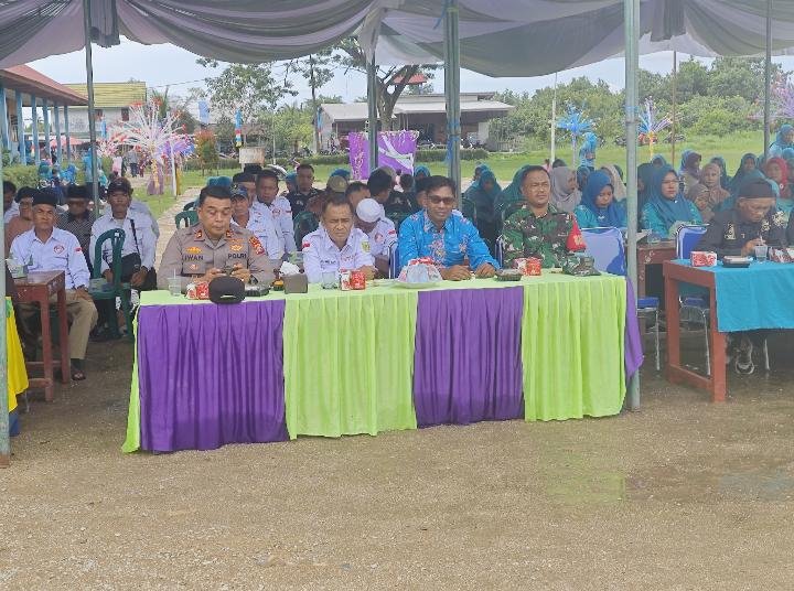 Babinsa Koramil 10/Pelangiran Hadiri Tasyakuran Pelepasan Purna Bhakti Lurah Pelangiran