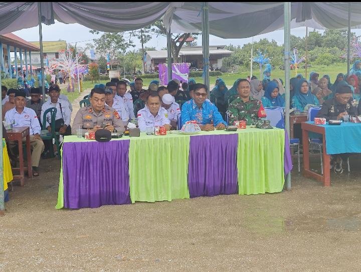 Babinsa Koramil 10/Pelangiran Hadiri Tasyakuran Pelepasan Purna Bhakti Lurah Pelangiran