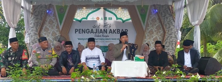 Babinsa Koramil 11/Pulau Burung Hadiri Pengajian Akbar Se-RSTM, Perkuat Ukhuwah di Tahun Baru Islam