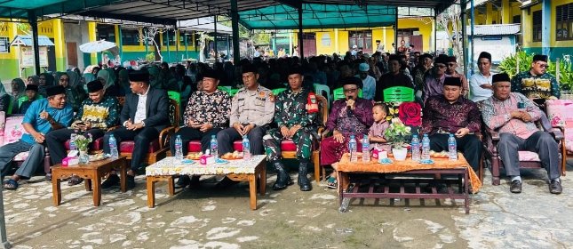 Babinsa Koramil 11/Pulau Burung Hadiri Haflah Akhir Sanah Yayasan Nurul Mubtadiin