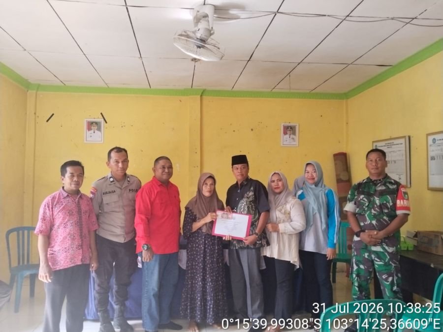Babinsa Koramil 12/Batang Tuaka Hadiri Musyawarah RKPDes Tahun Anggaran 2027 di Desa Sungai Dusun